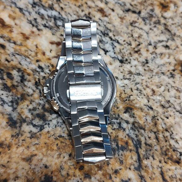 Seiko Coutura Perpetual Solar Watch Model V198-0AB0 Stainless Steel - Picture 10 of 15